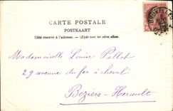 St Gil de Bruselas de la POSTAL de la VENDIMIA el nuevo hotel comunal