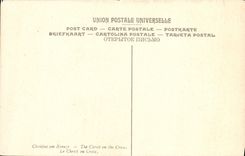 VINTAGE POSTCARD Zurbaran Jesuscristo Crucificado Sevilla