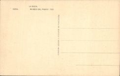 VINTAGE POSTCARD Boda Museo Del Prado Goya