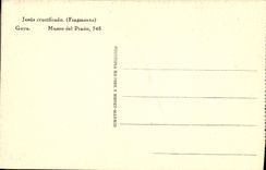 VINTAGE POSTCARD Jesus Crucificado Goya Museo Del Prado