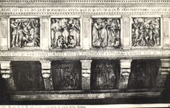 Della Robia de Firenze Museo I S Sr. Del Fiore Cantoria di Luca de la POSTAL de la VENDIMIA