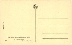 VINTAGE POSTCARD the Master Of the Annunciation of Aix the Prophet Jeremie Museum Of Brussels