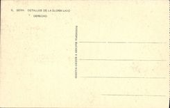 VINTAGE POSTCARD Goya Pack up Of Gloria Lado Dereco