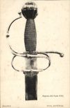 VINTAGE POSTCARD Madrid Real Armeria Espada del Siglo XVI Militaria Sword