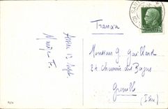 VINTAGE POSTCARD Assisi Chiesa Inferiore Di S Francesco S Martino VeDe In Sogno Gesu Cristo