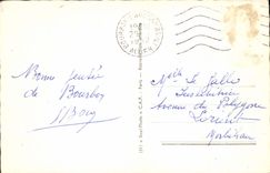 CPM Bourbon L'Archambaul Le Chateau Vu De l'Etang