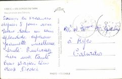 MODERN CARD Gorges of the Tarn View Of the Straits