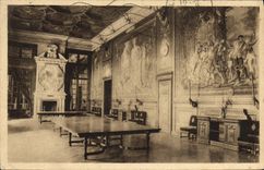 CPA Chateau De Chantilly Galerie Des Cerfs