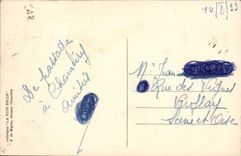 VINTAGE POSTCARD Chambéry Boulevard Of the Column Monument Raised With the Memory of the General Count de Boigne