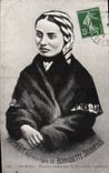 VINTAGE POSTCARD Portrait Authenticates Of Bernadette Soubirous Lourdes