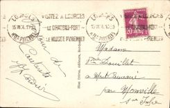 VINTAGE POSTCARD the Pyrenees Surroundings De Cauterets Valle De Lutour