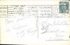 MODERN CARD the Dimension of Nice Azure Escaped On the Port And the City Since the Boron Mount