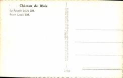 CPM Chateau De Blois La Facade Louis XII