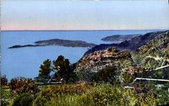 CPA Eze Le Village Et Le Cap Ferrat
