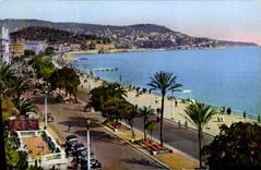CPA Nice Le Mont Boron Et La Promenade Des Anglais