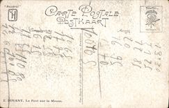 CPA Dinant Le Pont Sur La Meuse