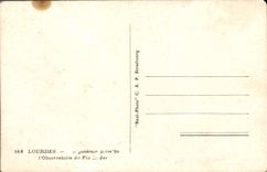 CPA Lourdes Prise De l'Observatoire Du Pic Du Jer