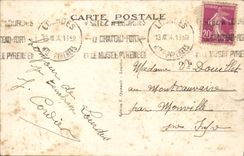 CPA Lourdes Le Chateau Fort Et Le Gave