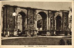 CPA Reims La Porte Mars