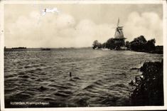 MODERN CARD Rotterdam Kralingscheplas Windmill