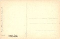 VINTAGE POSTCARD Auguste Renoir Lesendes Madchen