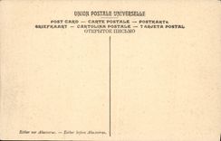 VINTAGE POSTCARD Coypel Estber In front of Assuerus Museum of Louvre Paris