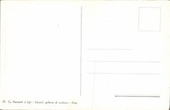 VINTAGE POSTCARD Rammed Camposanto Incendio di Sodoma Denozzo Gozzoli