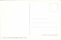 VINTAGE POSTCARD Rammed Camposanta Trionfo Della Morte Sinistra Gate