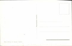 VINTAGE POSTCARD Geneva Island Rousseau Bridge Of Mont Blanc And Mont Blanc