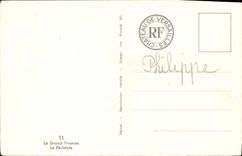 CPA Le Grand Trianon Le Peristyle