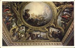 CPA Chateau De Versailles Plafond De La Salle Du Trone
