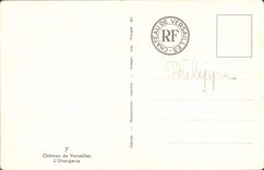 CPA Chateau De Versailles L'Orangerie