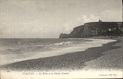 VINTAGE POSTCARD Etretat the Gate And Falase D' Amont