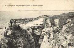 VINTAGE POSTCARD Surroundings De Royan Vallieres the Large Crack