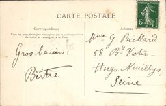 VINTAGE POSTCARD Surroundings De Royan Vallieres the Large Crack