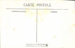 VINTAGE POSTCARD Le Bourget of the Lake Swan Coffee Restoring Perrier