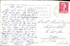 MODERN CARD Cauterets the Lake Estom