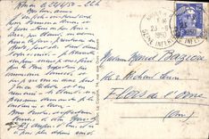 VINTAGE POSTCARD Rouen View Boats