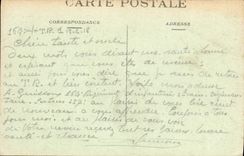 VINTAGE POSTCARD Perthes Hurlus Panorama of the ruins of the Militaria village