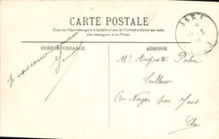 POSTAL Bourges de la VENDIMIA la catedral vista del jardín de I Archeveche