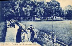 VINTAGE POSTCARD Lyon Park of the Gold Hinds Head