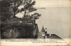 CPA Le Mont Saint Michel Vue sur Tombelaine prise de la barbacane