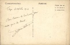 Puente portugués de Taza Marruecos de la POSTAL de la VENDIMIA en el lecho de un río seco de Taza