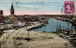 CPA Dunkerque Quai des Hollandais