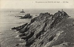 CPA Vue generale de La Pointe Du Raz 