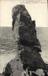 VINTAGE POSTCARD Painte of the Strong current Bay of Trespass the menhir