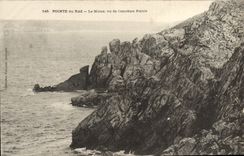 VINTAGE POSTCARD Painte of the Strong current the Monk seen of the extreme Point