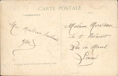 VINTAGE POSTCARD Champguyon after the Militaria bombardment
