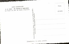 CPM La Cote D'Emeraude De Parame Saint Malo La digue un jour de maree d'equinoxe