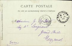 VINTAGE POSTCARD Montpellier law courts and I' Arc of Triomplse